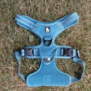 TruLove Premium Outdoor Adventure Reflective Front Clip Dog Harness Medium Teal